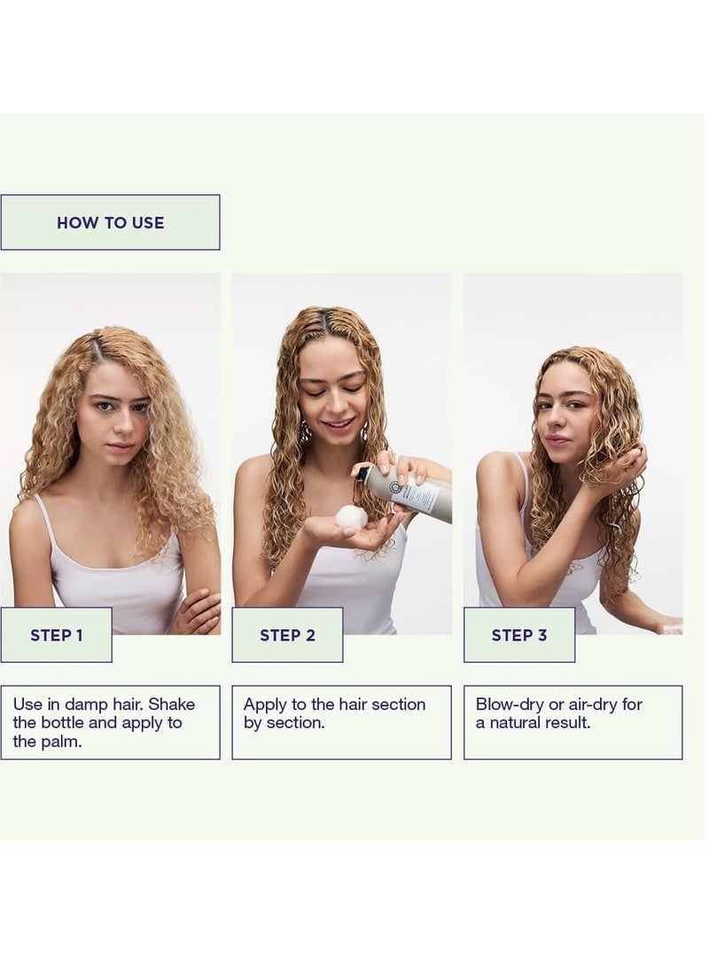 Maria Nila Styling Mousse, Hold 4/5, Gives Volume & Reduces Static Hair, Antioxidant Preserves Hair Color, 100% Vegan & Sulfate/Paraben free