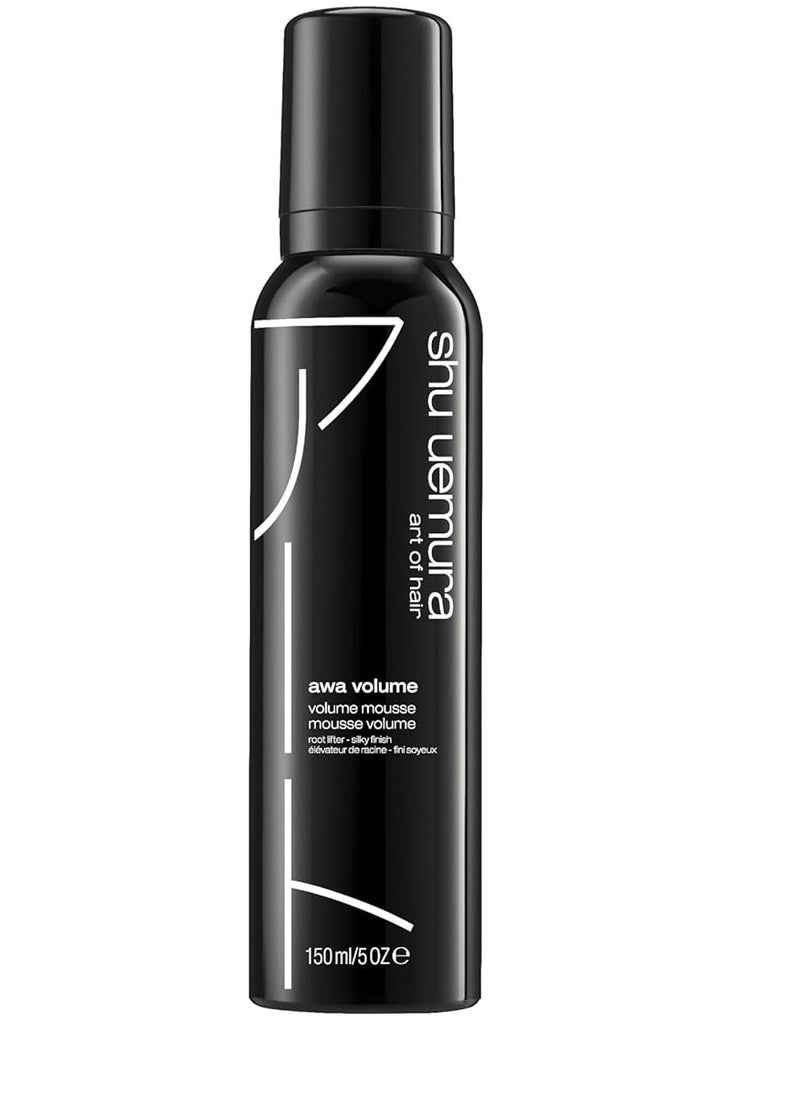 Shu Uemura Awa Volume Volumizing Mousse For Fine Hair - Adds Maximum Volume and Lasting Body, With Flexible Control and Medium Hold