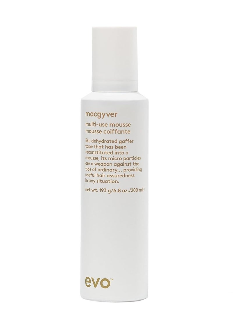 EVO Macgyver Multi-use Mousse - Texturising Hair Mousse - Instant Volume With Lasting Hold