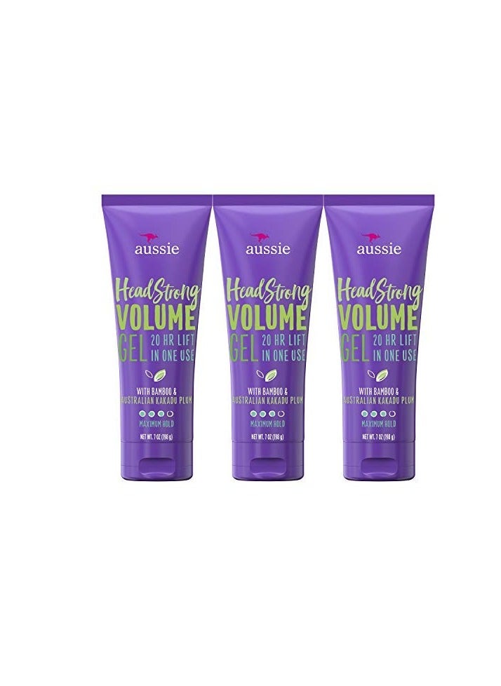 Aussie Hair Gel 7 fl oz, Triple Pack