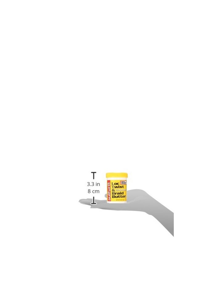 Sulfur 8 Loc Twist and Braid Butter, 4 Ounce