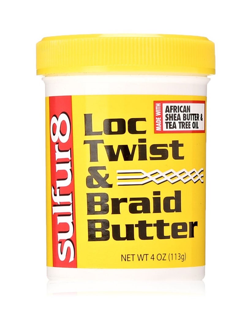 Sulfur 8 Loc Twist and Braid Butter, 4 Ounce