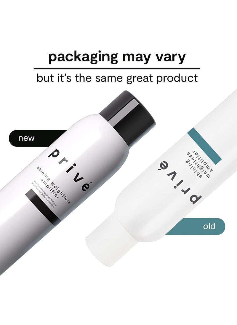Prive Shining Weightless Amplifier – Volumizing Mousse/Styling Mousse Massive Body, Altitude and Attitude for Voluminous Brilliant Hair Volumizer (6.85 oz / 200 ml)