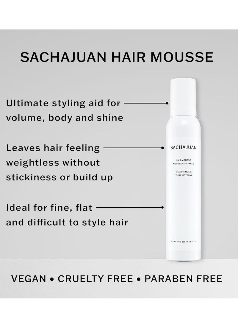 SachaJuan Hair Mousse Net wt. 189 g 200 ml 6.8 fl oz
