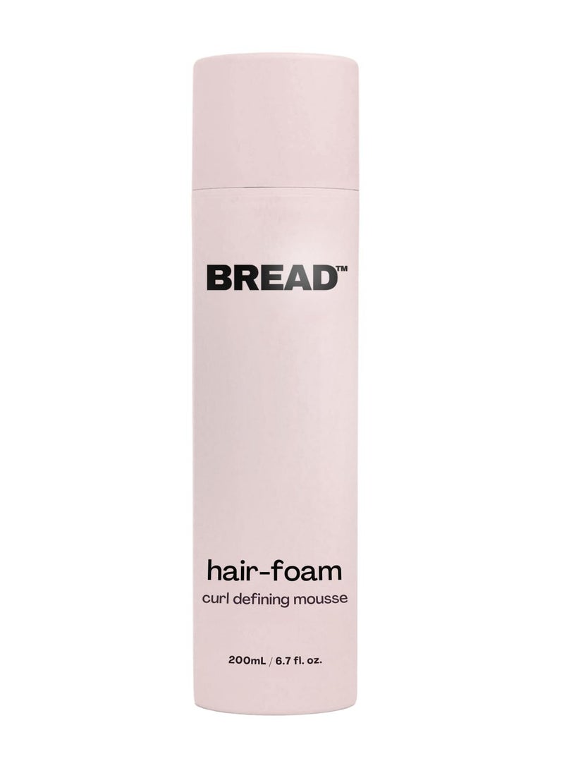 Bread Beauty hair foam: strong hold repairing mousse | Lightweight Hair Mousse for All Hair Types | Silicone Free, Color Safe, Vegan, Cruelty-Free | 6.7 fl oz 200 Ml