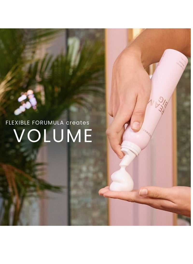 Beachwaver Dream Big Volumizing Mousse - Lightweight and Flexible Hair Mousse for Volume and Hold - Add Fullness to Damp or Dry Hair - Vegan (7 Fl Oz)