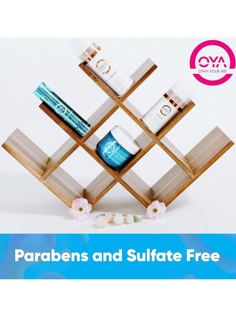 OYA CONTOUR Moisturizing Hair Mousse - 250 ml - For Volume, Shine, Wavy and Curly Hair - Smooths, Softens, De-Frizzes, Paraben & Sulfate Free, Boosts Definition and Bounce