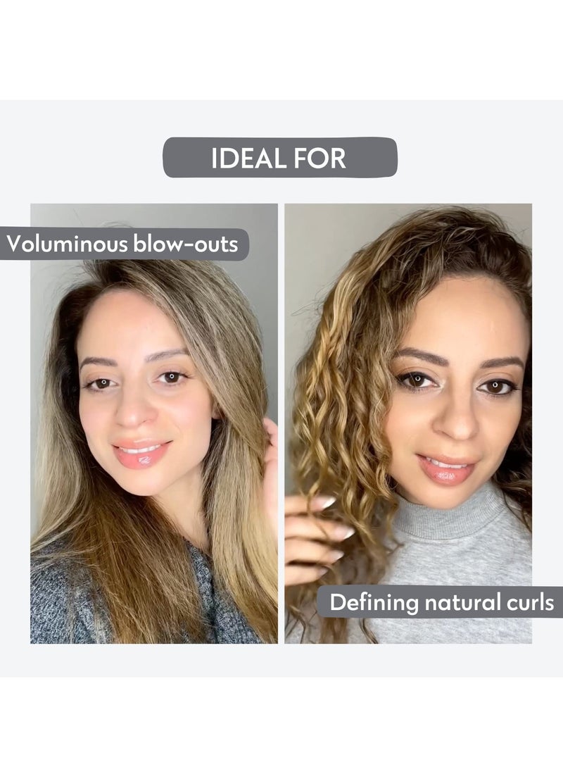 FOUR REASONS Professional Fiber Mousse - Curl Enhancing Mousse - Volumizing Thickening Mousse with Long-lasting Flexible Hold for Curly, Wavy and and Straight Hair, VEGAN 6.8 Oz