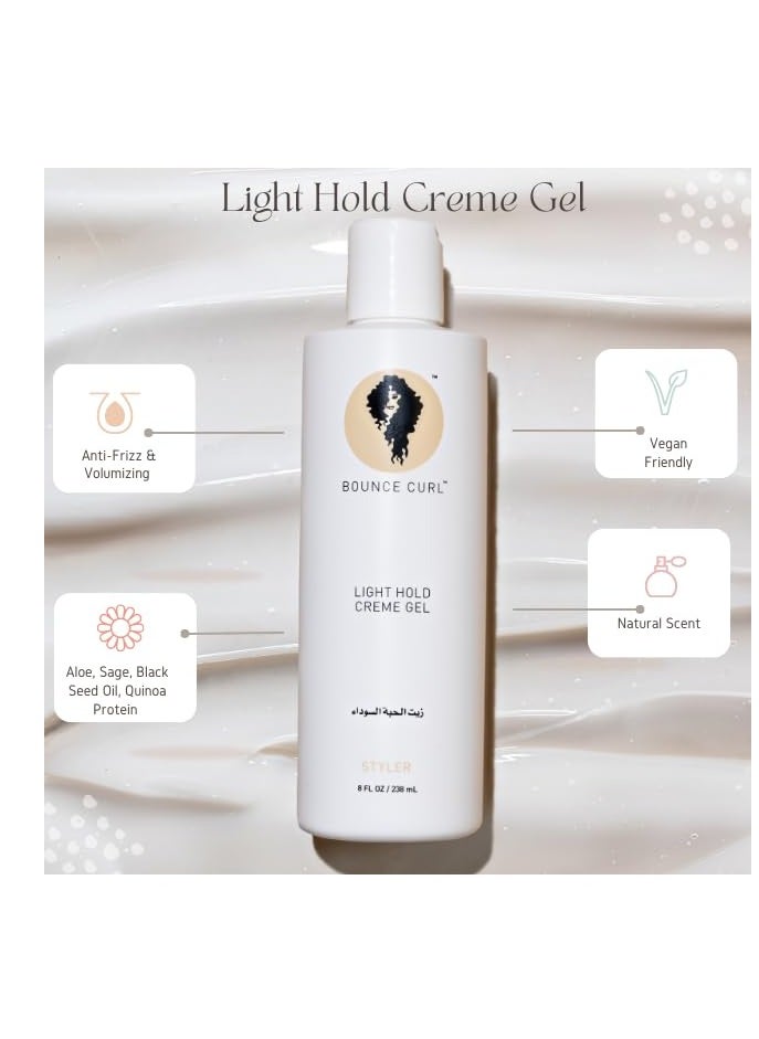 Bounce Curl Light Creme Hair Gel Lotion (8oz)