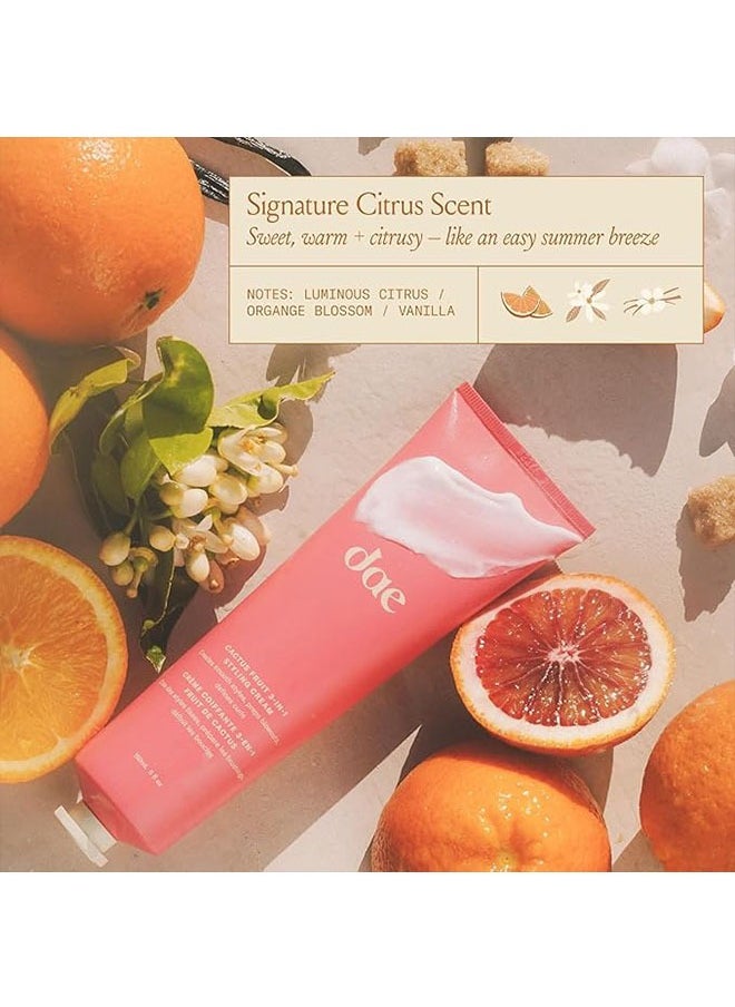 Cactus Fruit 3 In 1 Styling Cream, Smooths While Styling, Blow Dry Prep, Defines Curls, Apply on Damp or Dry Hair, 150ml