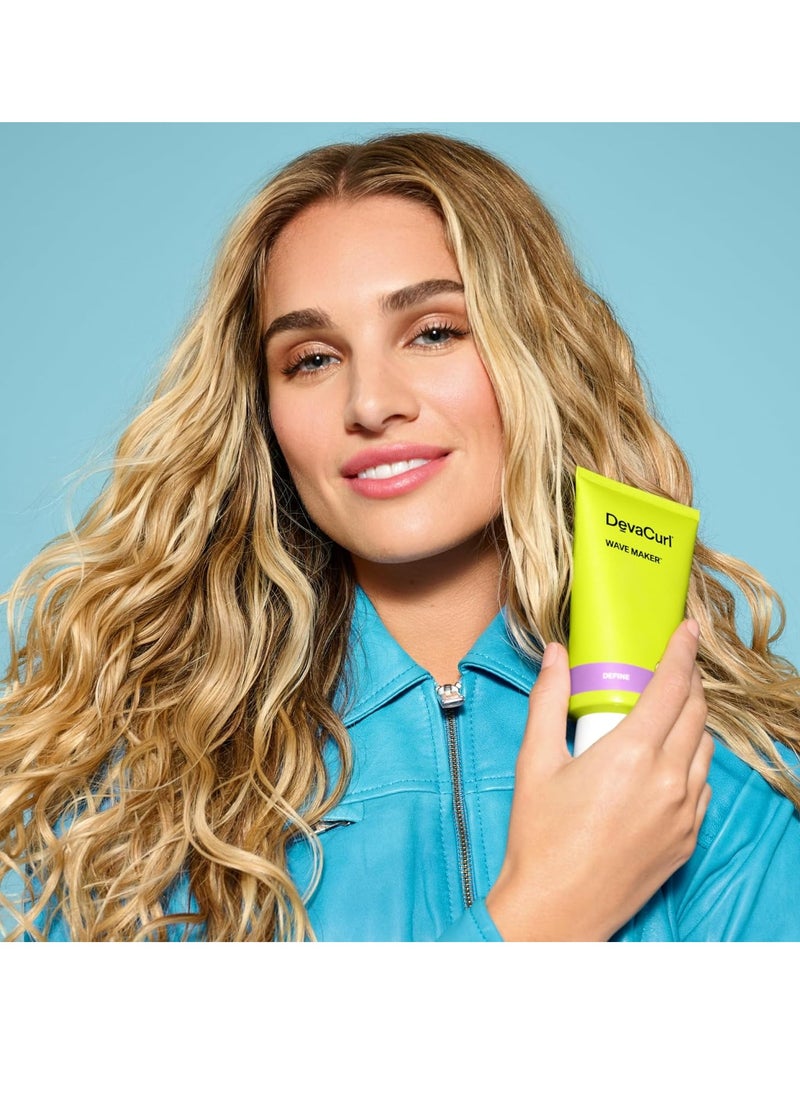 DevaCurl Wave Maker Lightweight Moisturizing Definer | Hydrates and Smooths Curls | Tames Frizz Up To 48 hours