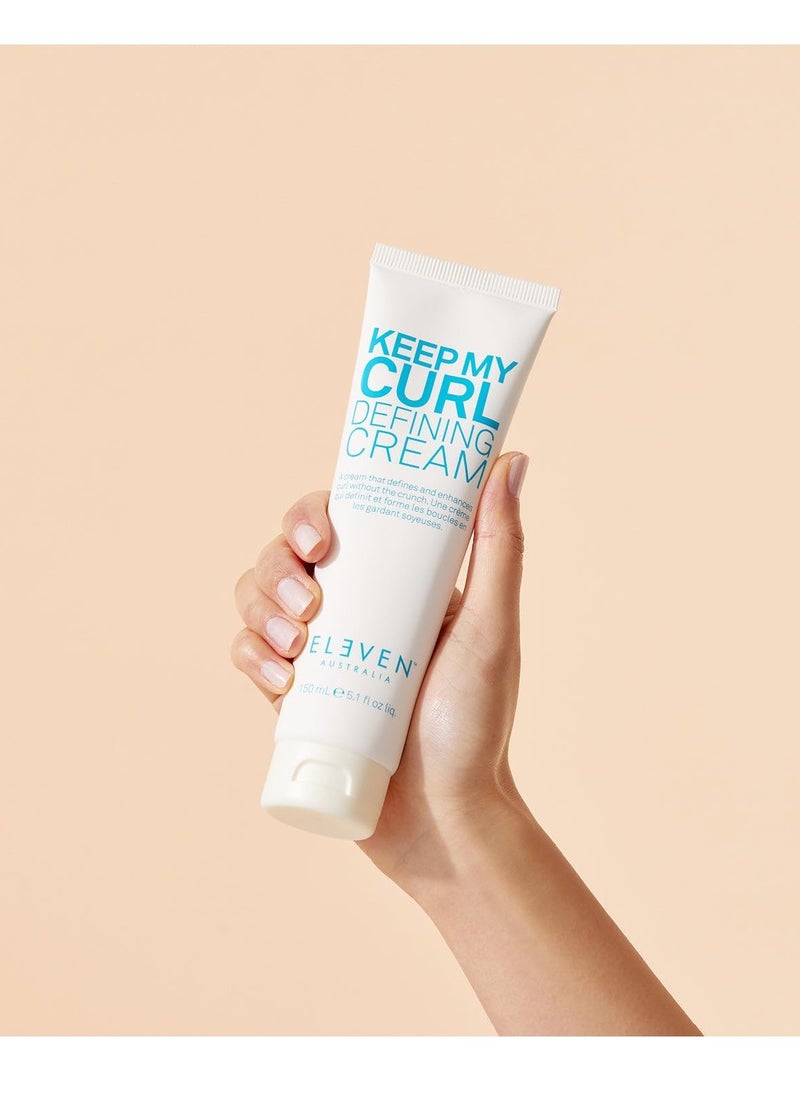 ELEVEN AUSTRALIA Keep My Curl Defining Cream Controls Frizz with Conditoning Ingredients