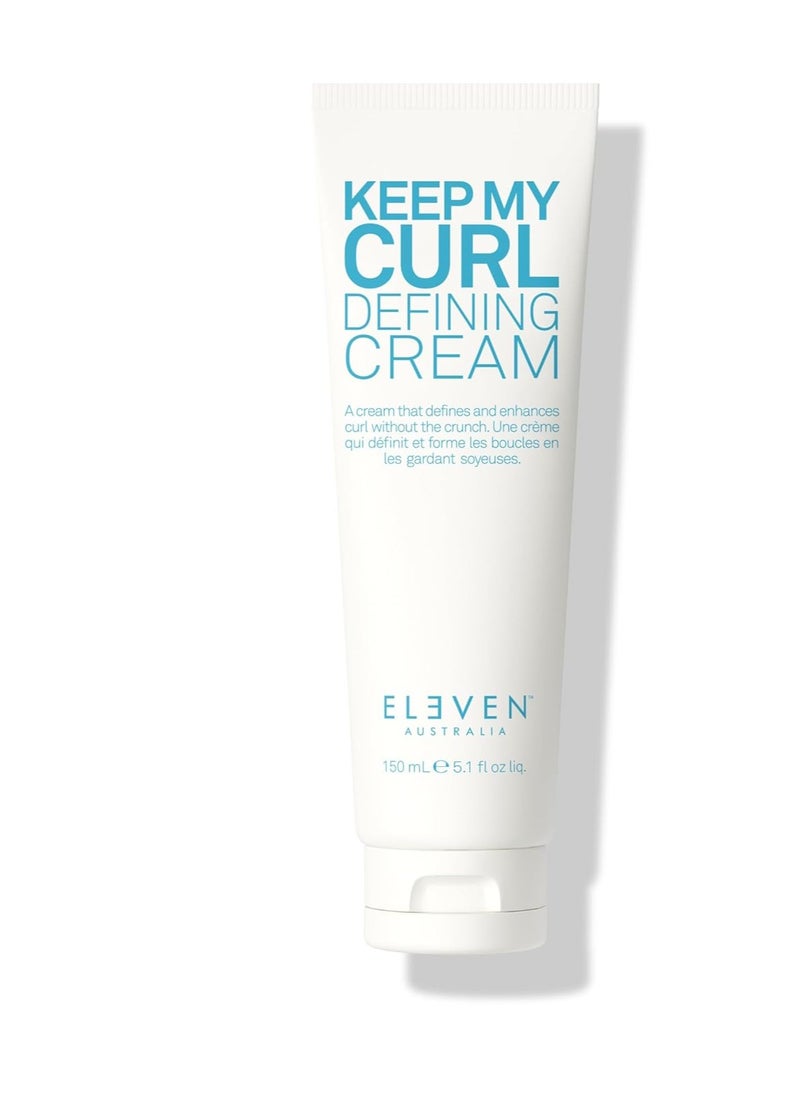 ELEVEN AUSTRALIA Keep My Curl Defining Cream Controls Frizz with Conditoning Ingredients