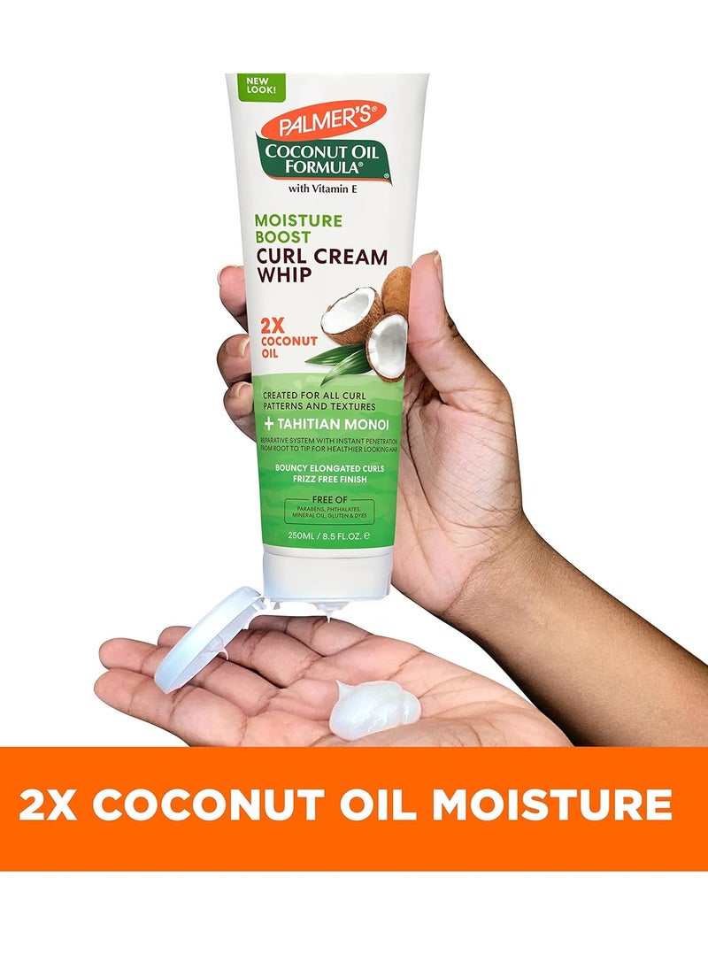 Palmer's Coconut Oil Formula Moisture Boost Curl Whip Cream, 8.5 oz.