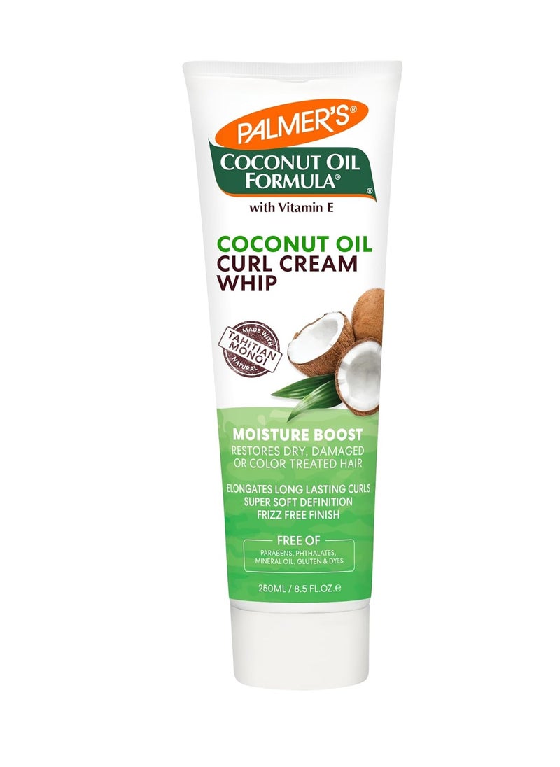 Palmer's Coconut Oil Formula Moisture Boost Curl Whip Cream, 8.5 oz.