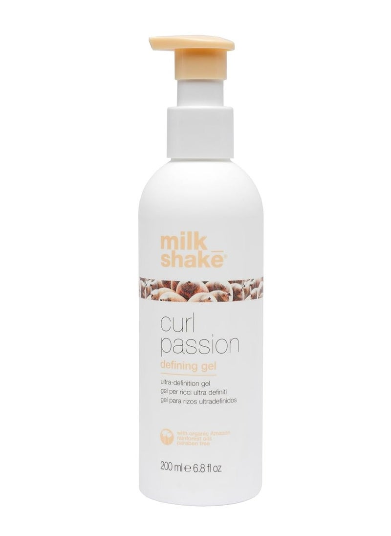 milk_shake Curl Passion Defining Gel - Lightweight Gel to Create Definition and Protect Hair Against Humidity | 6.8 fl oz (200 ml)