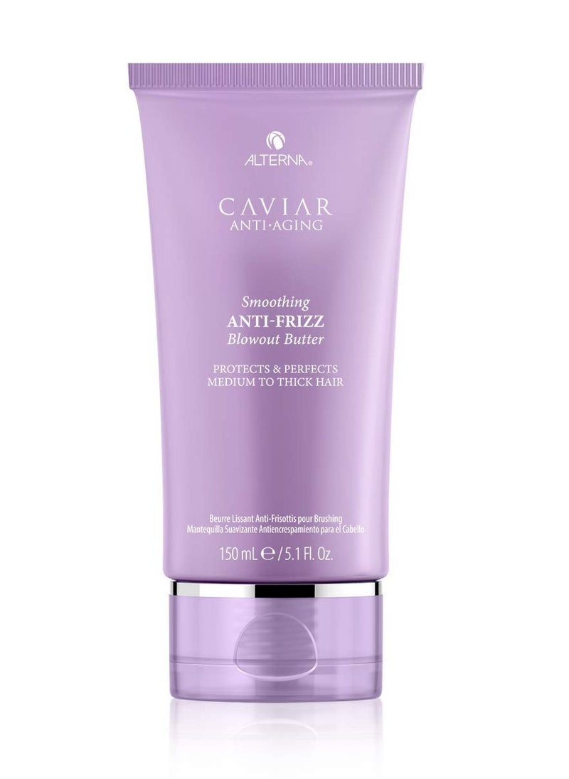 Alterna Caviar Anti-Aging Smoothing Anti-Frizz Blowout Butter, | Protects Hair from Heat Styling and Humidity | Sulfate Free , 5.07 Fl Oz (Pack of 1)