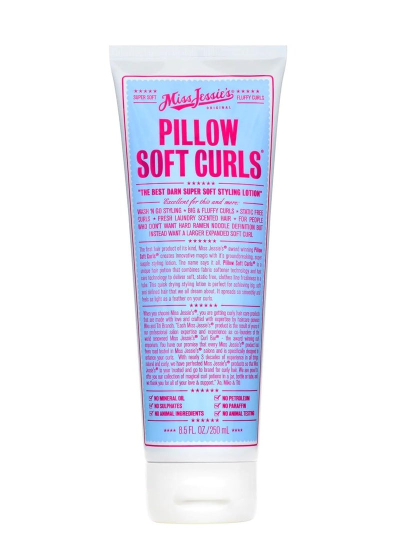 Miss Jessie's Pillow Soft Curls Unisex Lotion 8.5 oz & Jelly Soft Curl Unisex Gel 8.5 oz