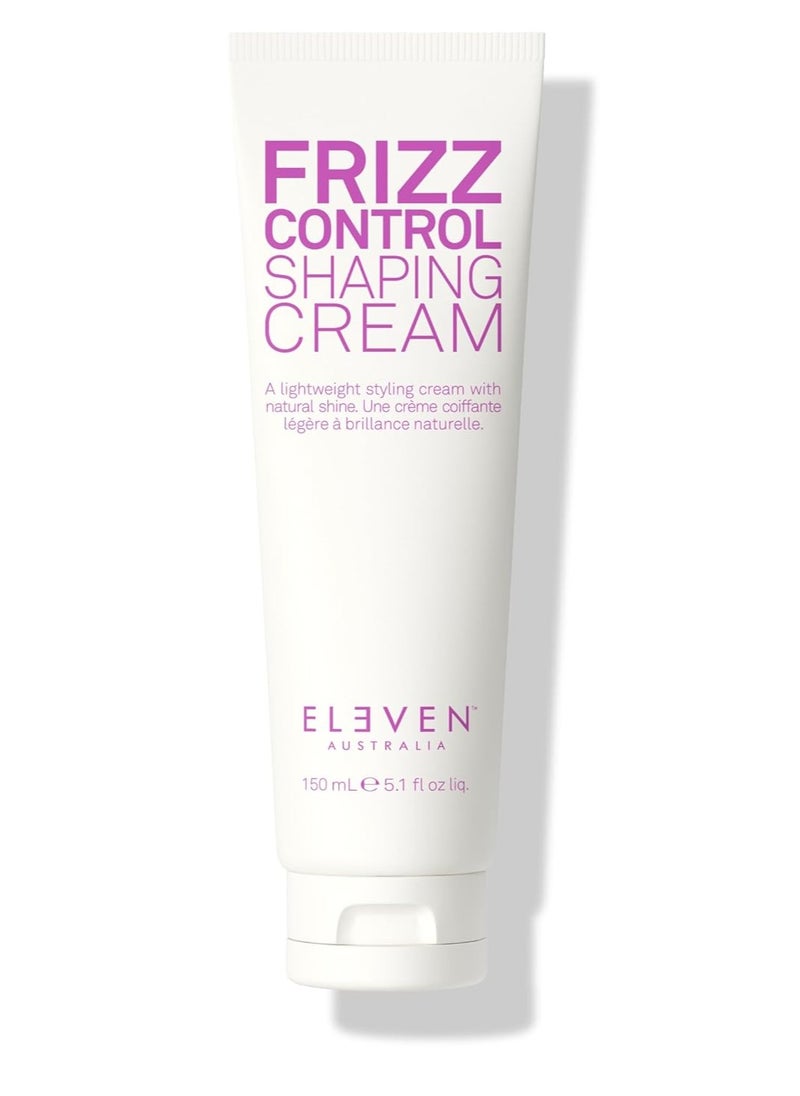 ELEVEN AUSTRALIA Frizz Control Shaping Cream Defines Hair's Natural Curl & Wave - 5.1 Fl Oz