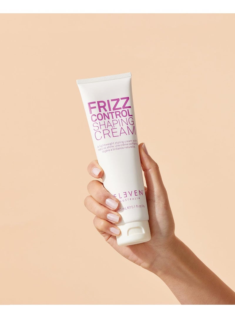 ELEVEN AUSTRALIA Frizz Control Shaping Cream Defines Hair's Natural Curl & Wave - 5.1 Fl Oz