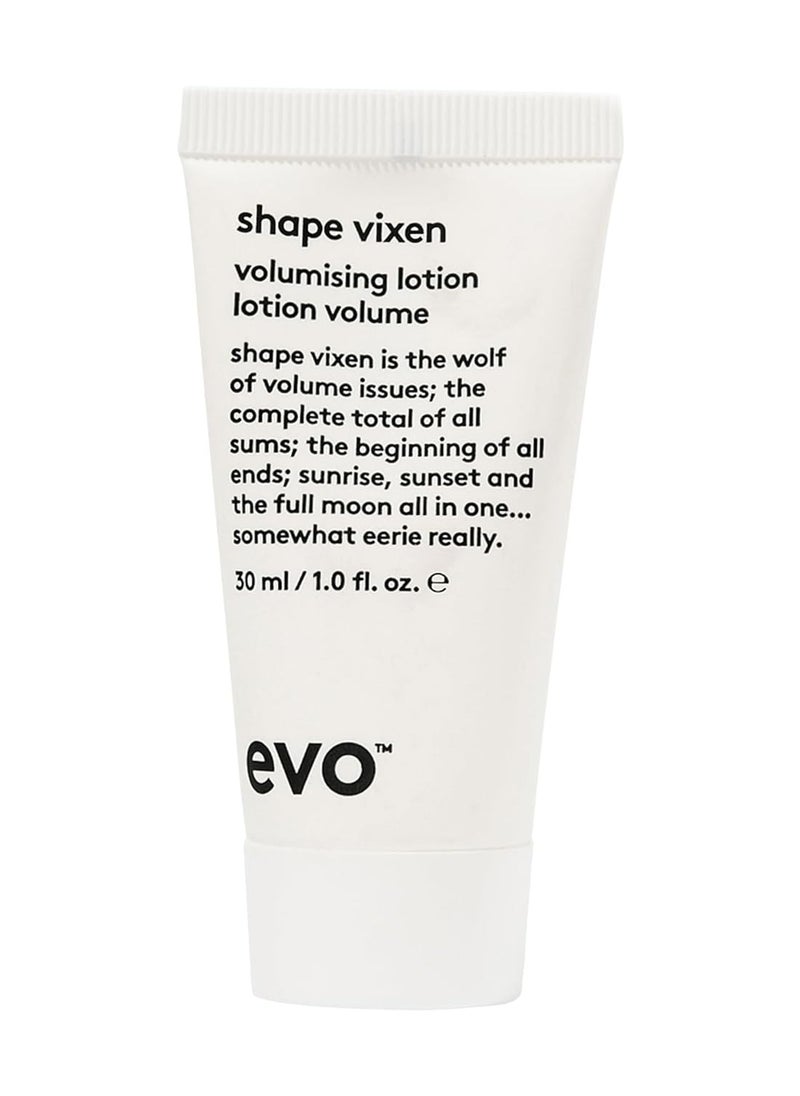 EVO Shape Vixen Volumizing Lotion - Professional Hair Styling Blow Dry Texture Mask for Fine Thin Straight Hair