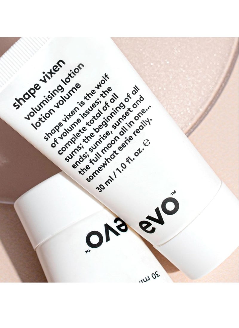 EVO Shape Vixen Volumizing Lotion - Professional Hair Styling Blow Dry Texture Mask for Fine Thin Straight Hair