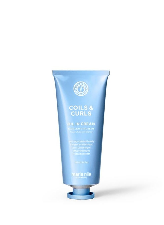 Maria Nila Coils & Curls, For Curly & Wavy Hair, Jojoba oil to Stay Hydrated while Washing, Shea butter for Curl Enhancement, 100% Vegan