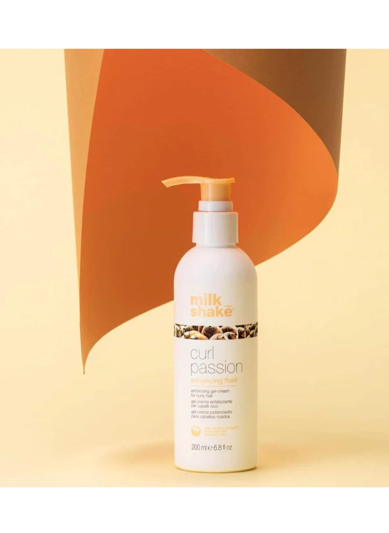 milk_shake Curl Passion Enhancing Fluid - Softness and Manageability for Curly and Wavy Hair | 6.8 fl oz (200 ml)