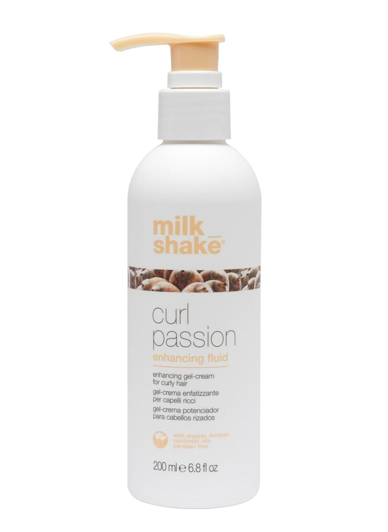 milk_shake Curl Passion Enhancing Fluid - Softness and Manageability for Curly and Wavy Hair | 6.8 fl oz (200 ml)