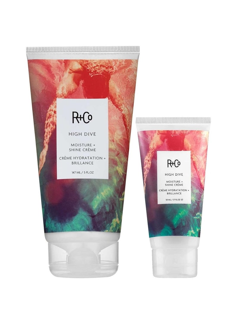 R+Co High Dive Big + Little Kit | Deep Hydration + Softens + Eliminates Frizz | Vegan + Cruelty-Free | 6.7 Oz