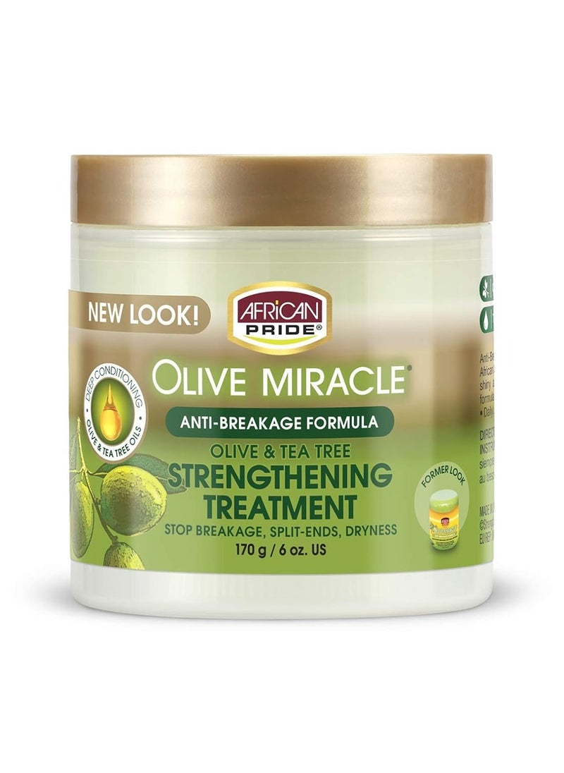 African Pride Olive Miracle Anti-Breakage Formula (3 Pack)