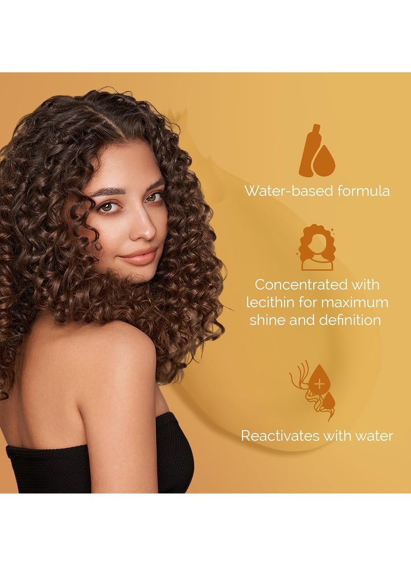 Curl Keeper Hair Styling Cream for Curly Hair, 8 Fl Oz - Frizz-Free Curl Defining Cream Defines, Detangles & Moisturizes for All Curl Types - Silicone-Free & Water Based Hair Styler or Men & Women