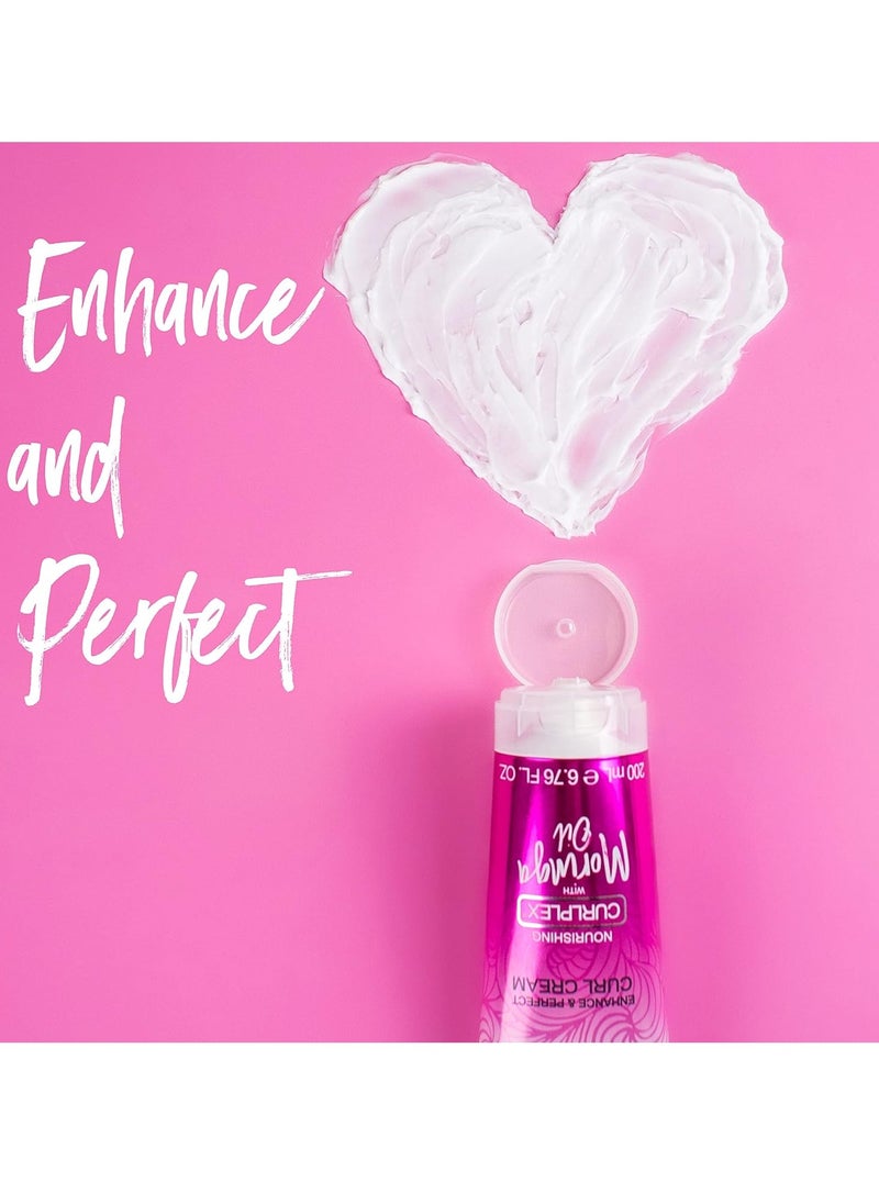 Enhance & Perfect Curl Cream (200ml) - Professionally Formulated with Nourishing Curplex with Moringa Oil. Experts in Curls & Waves