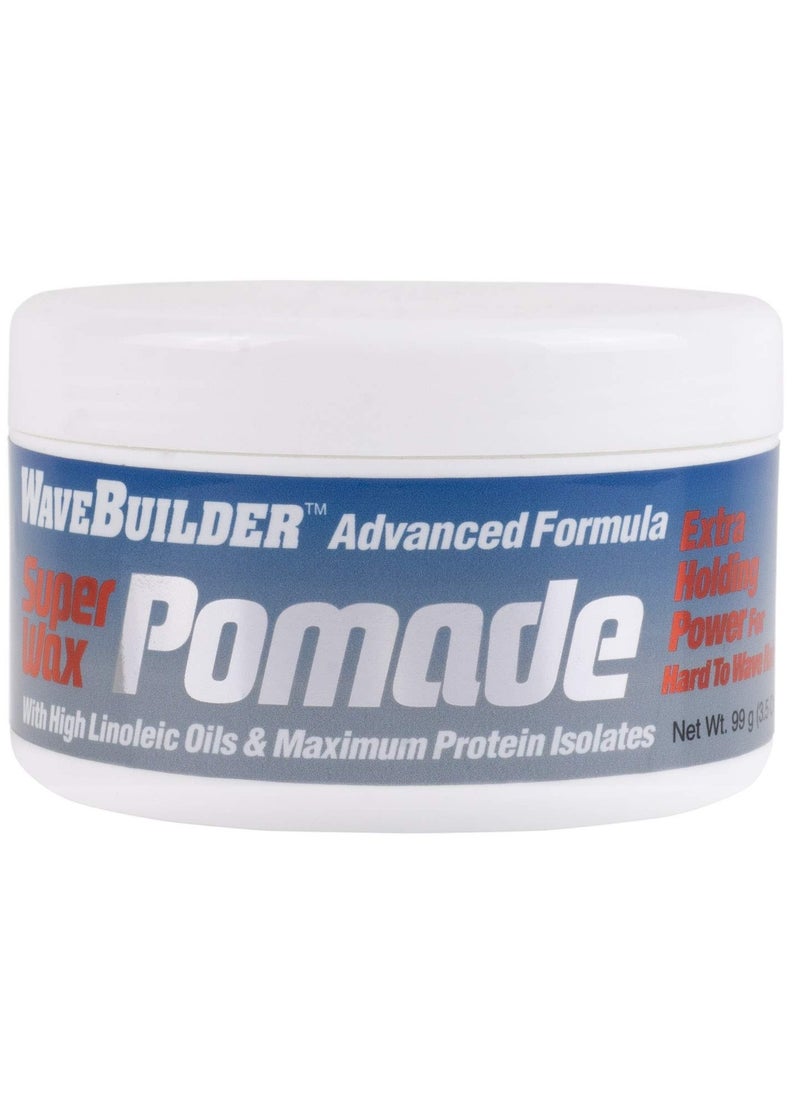 WAVEBUILDER Advanced Formula Super Wax Pomade 3.5 OZ