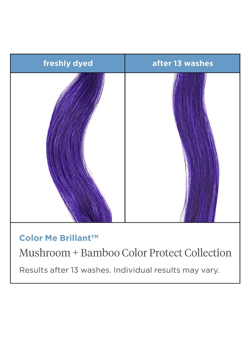 Briogeo Color Me Brilliant Mushroom + Bamboo Color Protect Primer, Leave-In Styling Cream Protects Vibrant Hair Color, Enhances Softness and Moisturizes, Vegan, Cruelty-Free, 3.4 fl oz