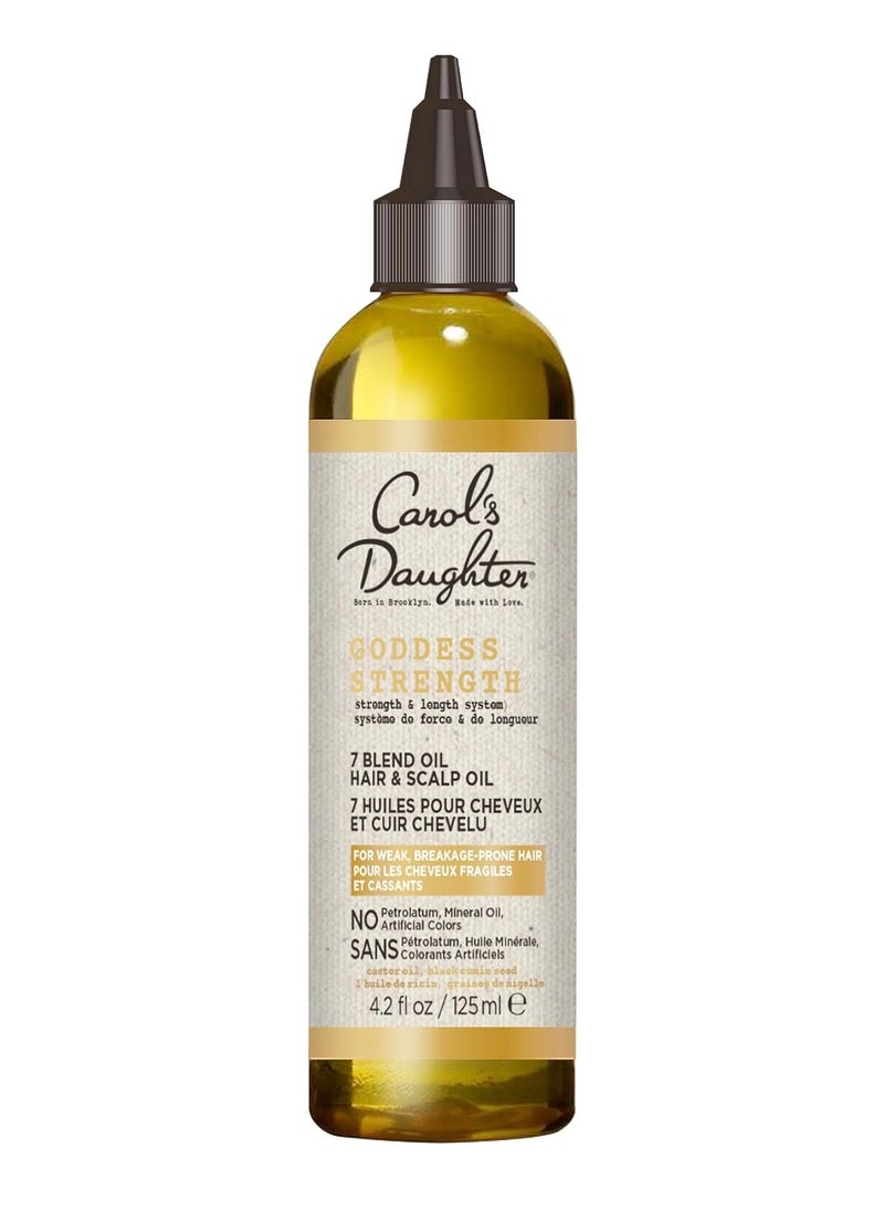 Carol's Daughter Coco Creme Coil Enhancing Butter and Goddess Strength 7 Oil Blend for Curly Hair, 12 oz and 4.2 oz