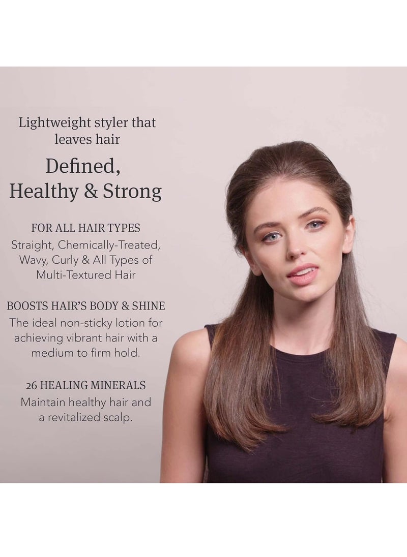 Saphira Sculpting Lotion for Medium To Firm Hold, Healthy Shiny Hair, for All Hair Types, Women and Men, Sulfate-Free, Paraben-Free, 8.5 Ounce