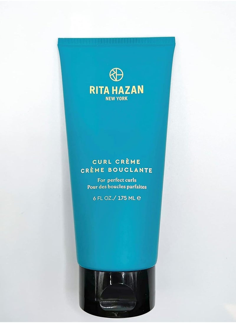 RITA HAZAN Hair Curl Creme - Curl Defining Hair Styling Cream - Instantly Boosts & Defines the Shape of Curls - Flexible Hold Curl Cream - 6 FL oz.