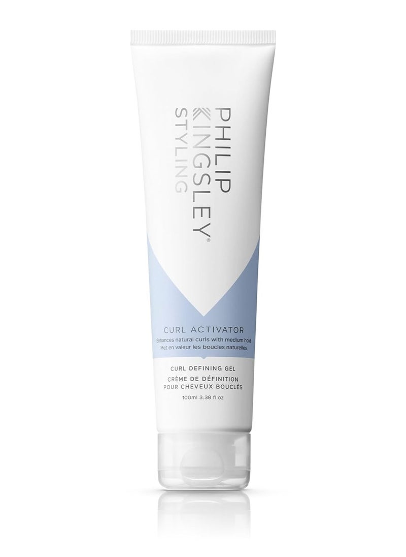 PHILIP KINGSLEY | Curl Activator | Curl Defining and Enhancing Gel | For Curly and Wavy Hair types | Natural Curl Enhancer Styling Product with Medium Hold | 3.3oz