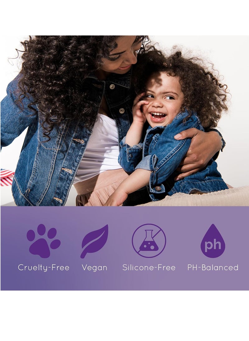 Curl Keeper Kinder Curly Hair Products Travel Set for Kids - Super Curls Styler, Magic Mist Detangler Spray & Curl Cream for Natural Beauty ( 3-Pack, 3 oz each)