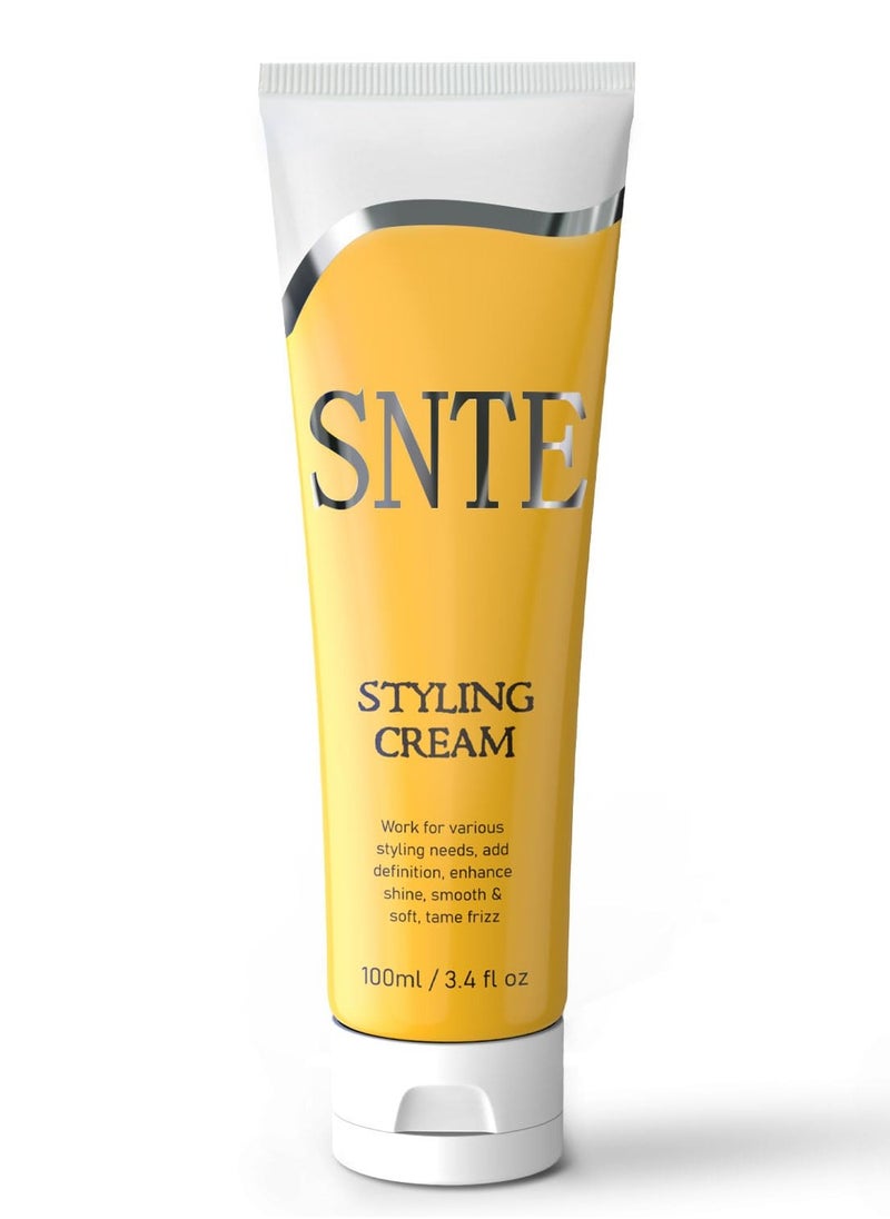 Styling Cream, Hair Styling Cream for Women & Kids, Styling Products for Define Curls, Non-greasy Hair Smoothing Cream for Slick Back Hair, Fly Away Hair Tamer for Frizz, Flyaways, Baby Hair