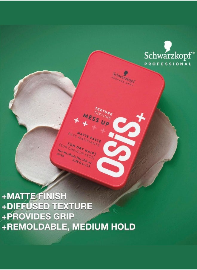 Schwarzkopf Professional Osis Mess Up Matt Gum, 100 ml (pack of 3)