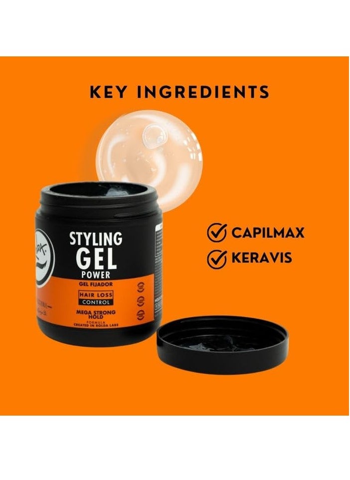 Rolda Power Styling Gel Hair Loss Control 17.6oz