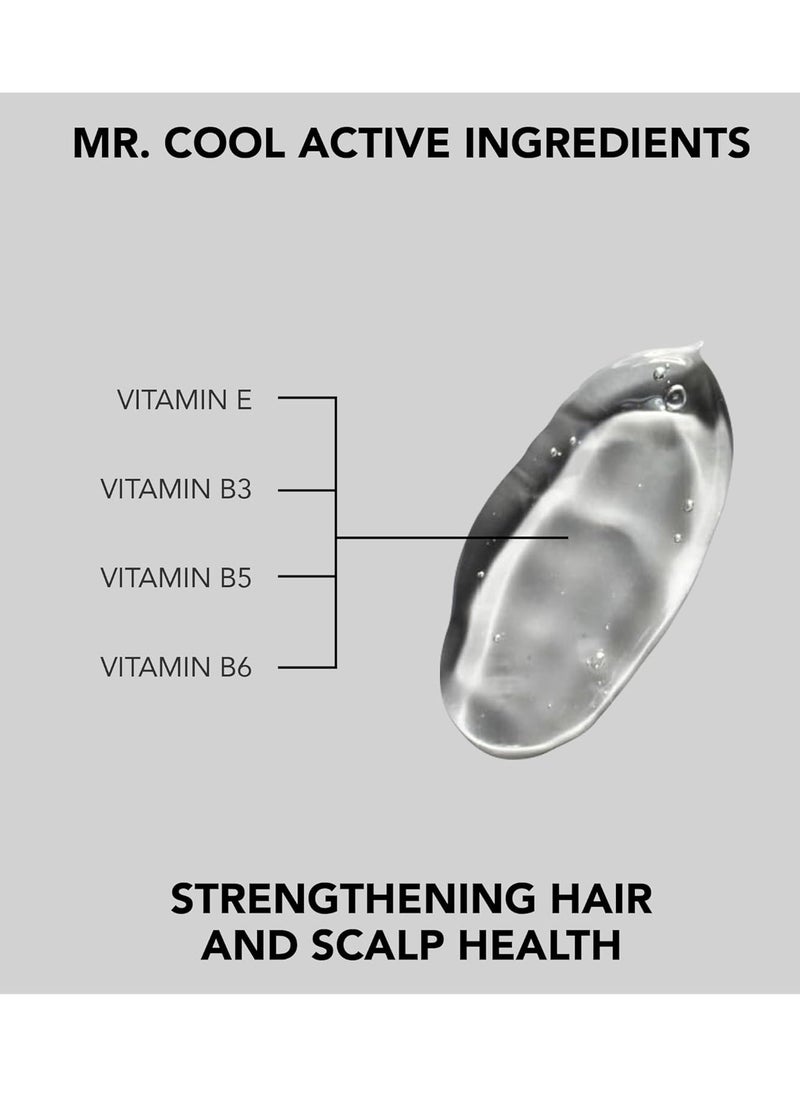 Hair Situation Mr. Cool Wet Look Hair Gel - Strong Hold, High Shine, Alcohol-Free, Clear Styling Formula, Anti-Humidity Frizz Control, Non-Flaking, Non-Greasy, Long-Lasting for All Hair Types 8 Fl Oz