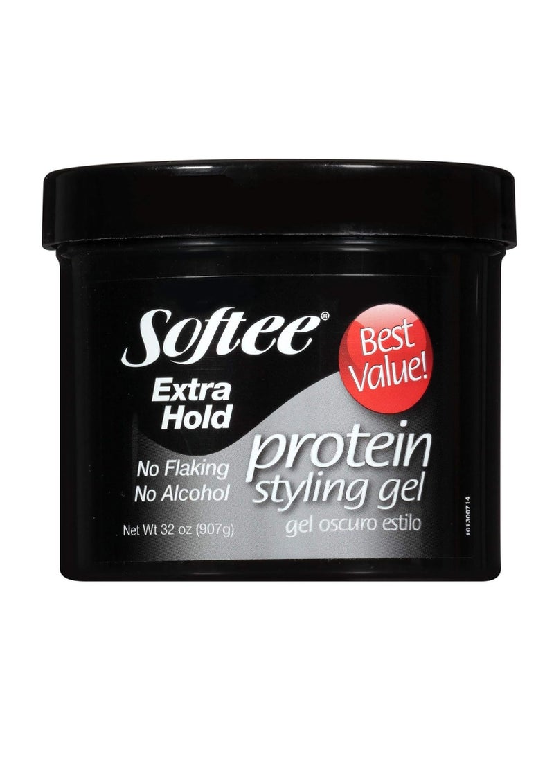 Softee Extra Hold Protein Styling Gel 32 Oz