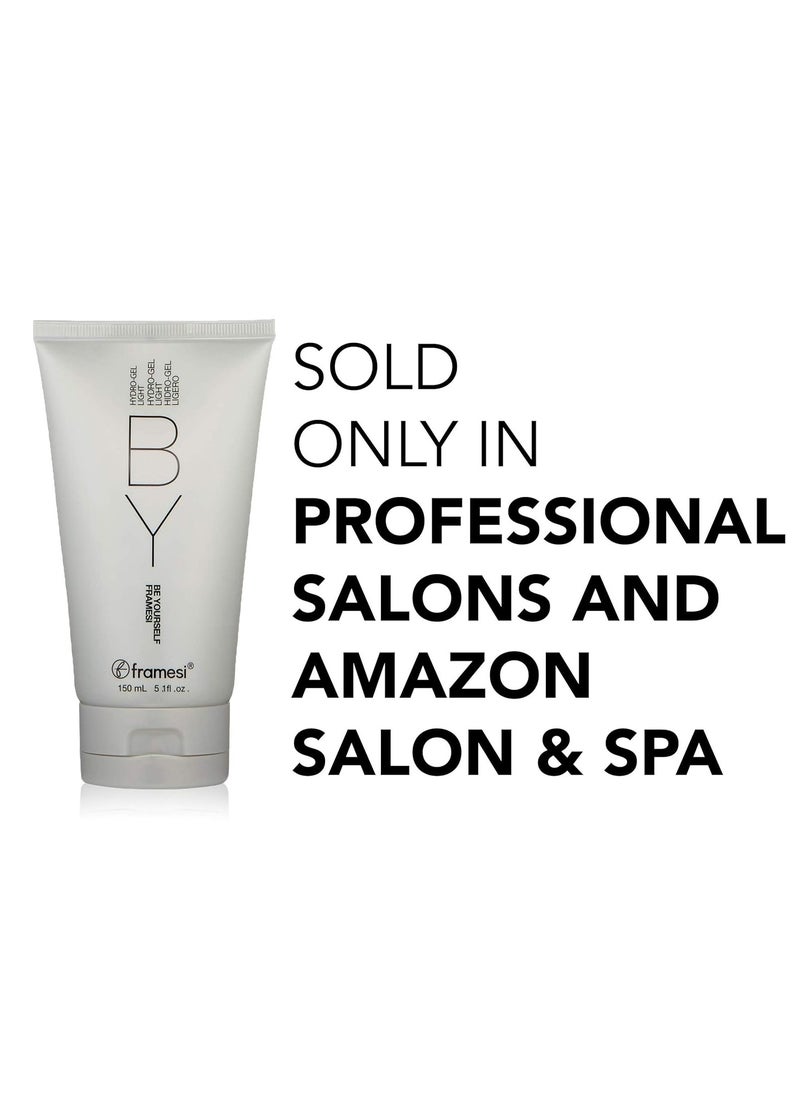 Framesi BY Hair Gel | BY Pearl Hydro Gel Light | BY Lava Hydro Gel Strong | 5.1 fl oz | Volume and Shine | Color Treated Hair
