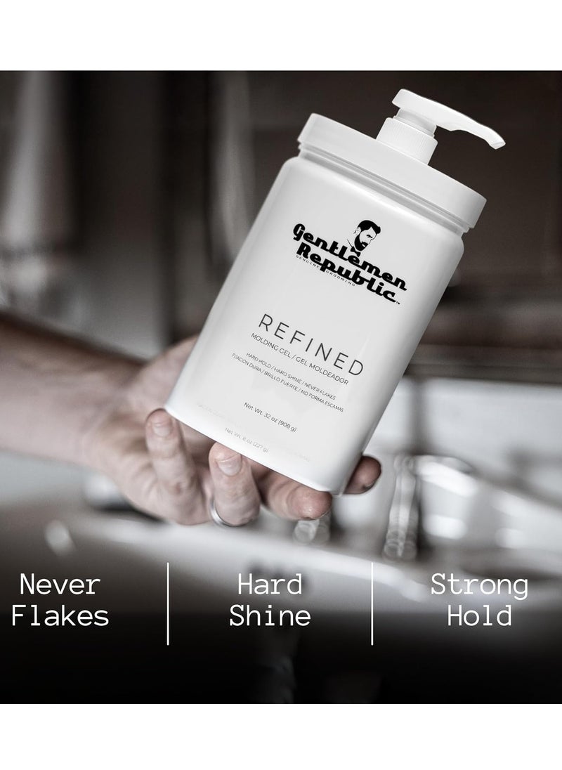Style Sleek and Shine Anti-Humidity Hairspray, Ultra Strong Hold, Frizz Protection 32 Oz , 100% Alcohol-Free and Never Flakes, Made in the USA - With Pump