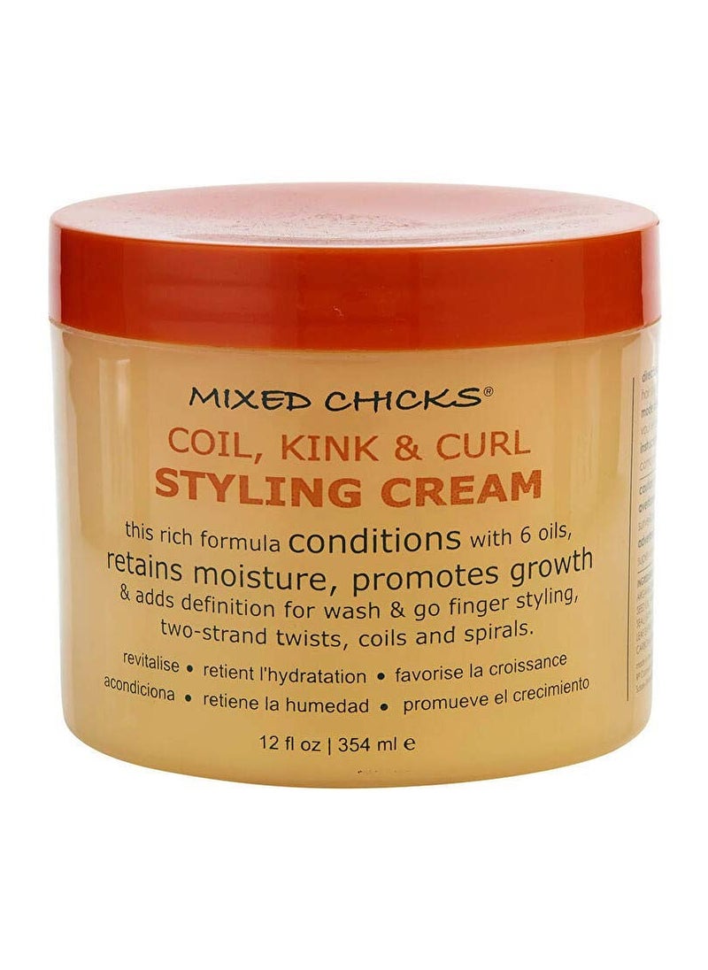 Mixed Chicks Coil, Kink & Curl Styling Cream, 12 Fl. Oz