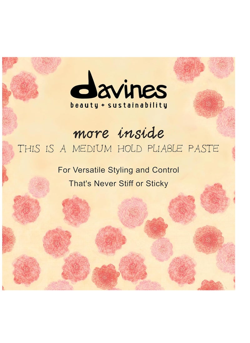 Davines This is a Medium Hold Pliable Paste, Non-Sticky And Textured Styling For Long-lasting Flexible Finish, 4.23 Fl. Oz.