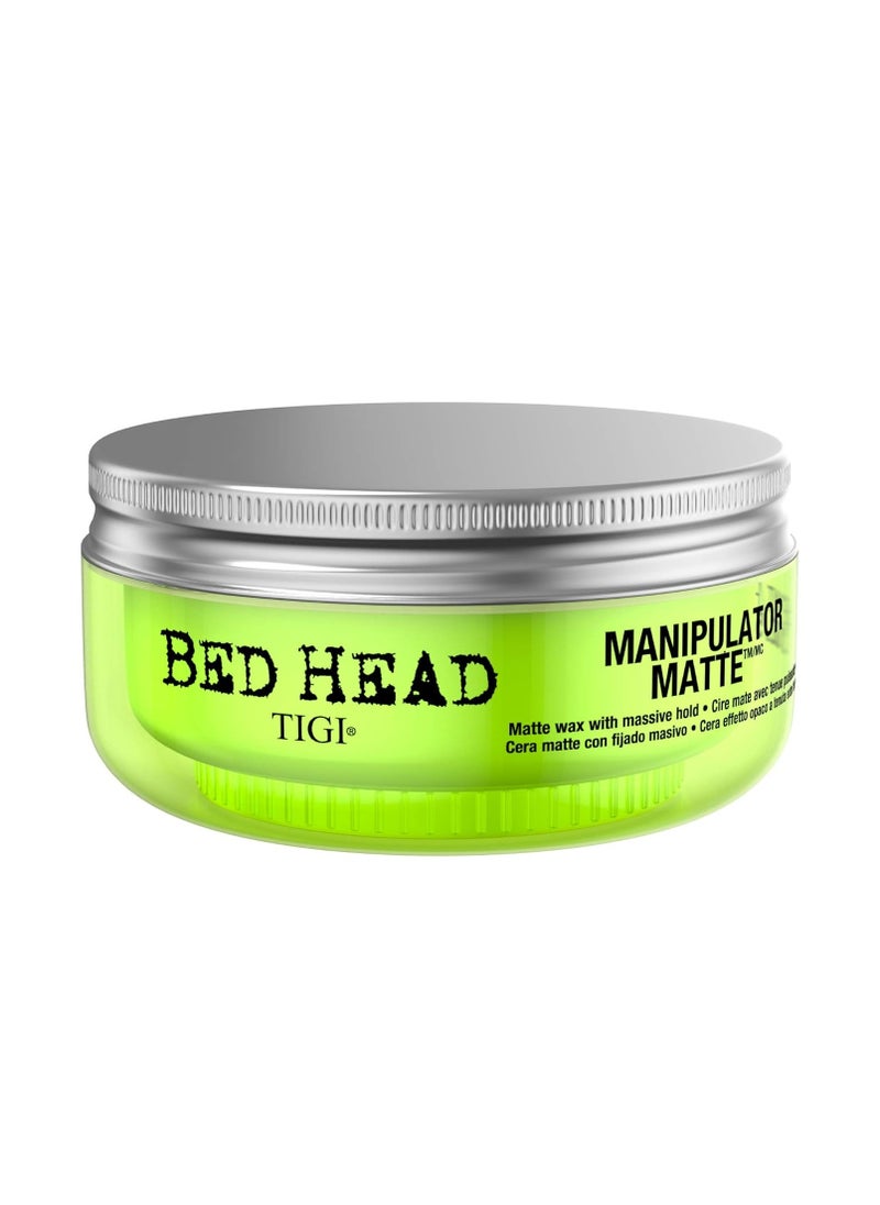 TIGI Bed Head Manipulator Matte Gel for Unisex - Maximum Long Lasting Hold, Creates Texture, Controls Frizz & Flyaways, Humiditiy Resistant, 2 oz (Pack of1 )